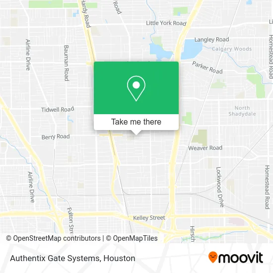 Authentix Gate Systems map