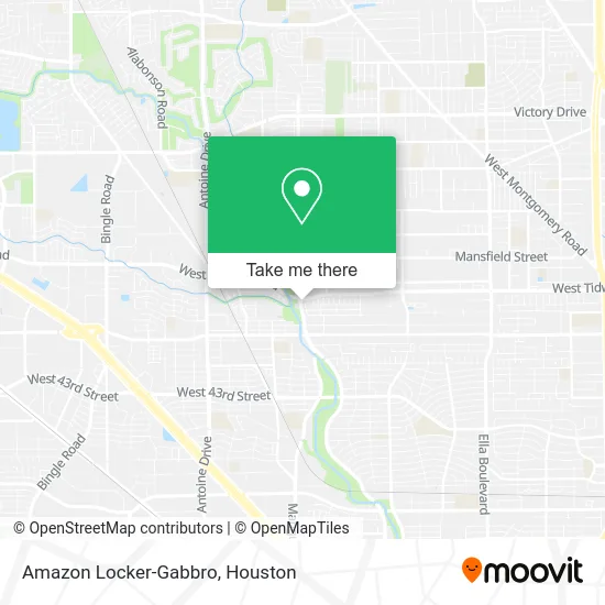 Amazon Locker-Gabbro map