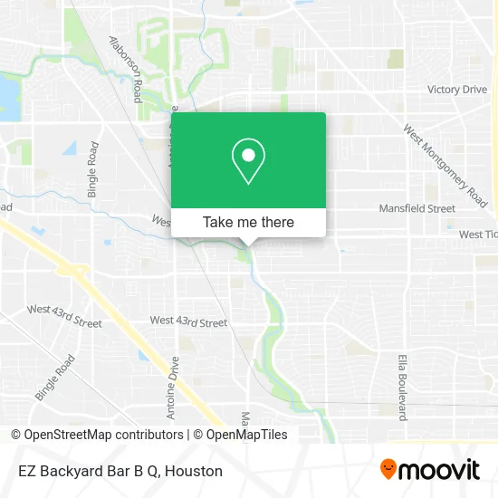 EZ Backyard Bar B Q map