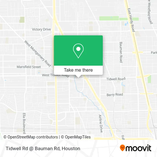 Tidwell Rd @ Bauman Rd map