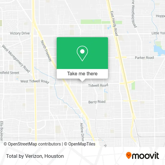 Total by Verizon map