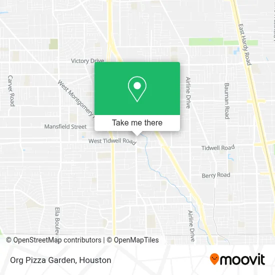 Org Pizza Garden map