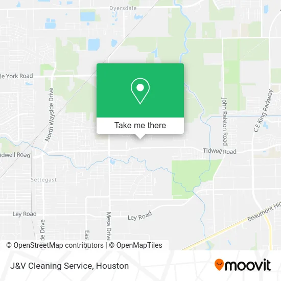 J&V Cleaning Service map