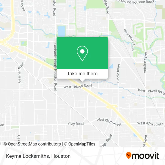 Keyme Locksmiths map