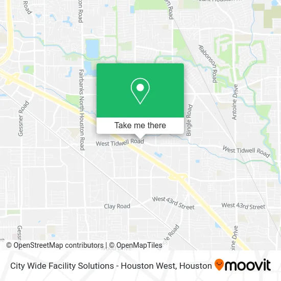 City Wide Facility Solutions - Houston West map