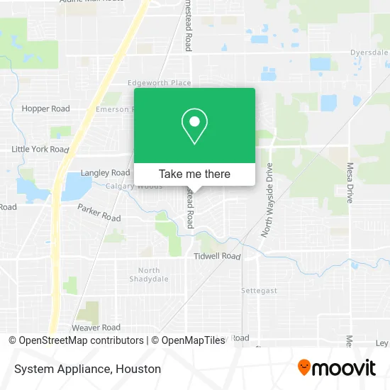 Mapa de System Appliance