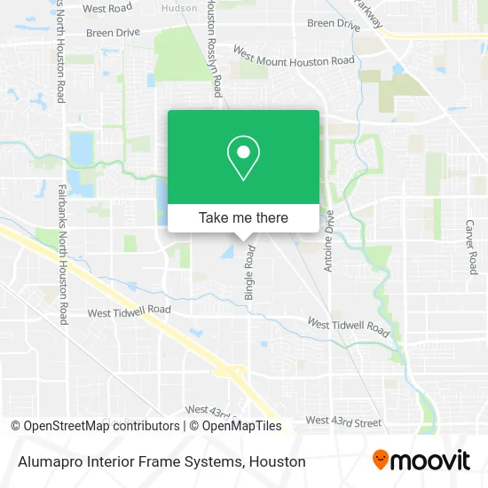 Alumapro Interior Frame Systems map