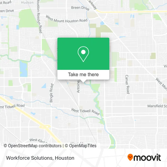 Workforce Solutions map