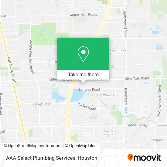 AAA Select Plumbing Services map