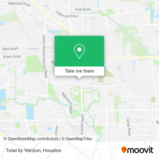 Total by Verizon map