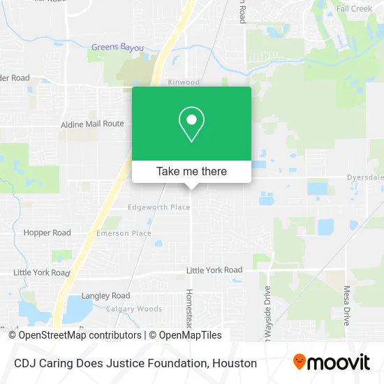 CDJ Caring Does Justice Foundation map