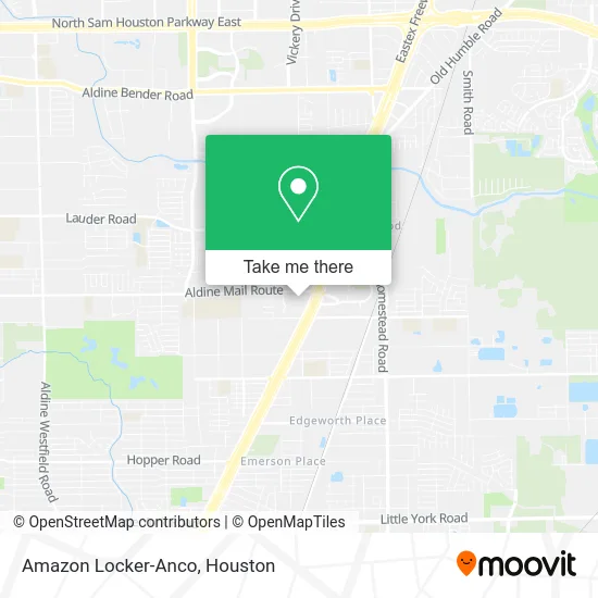 Amazon Locker-Anco map