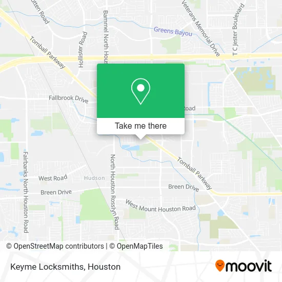 Keyme Locksmiths map