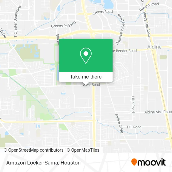 Amazon Locker-Sama map