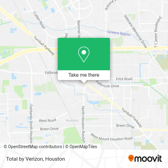 Total by Verizon map