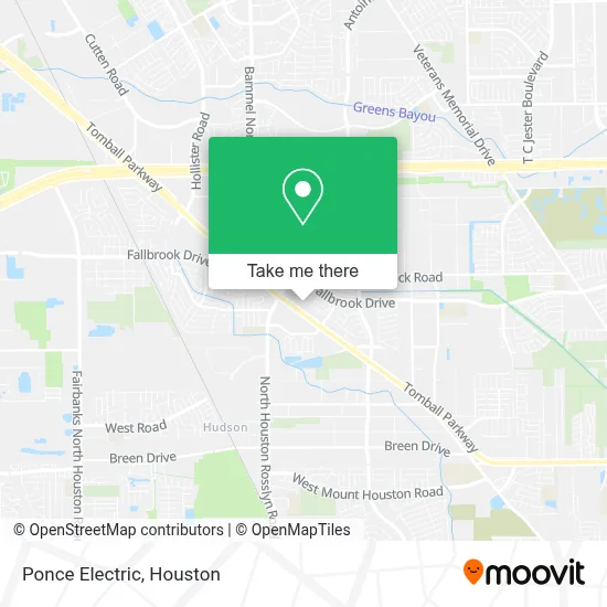 Ponce Electric map