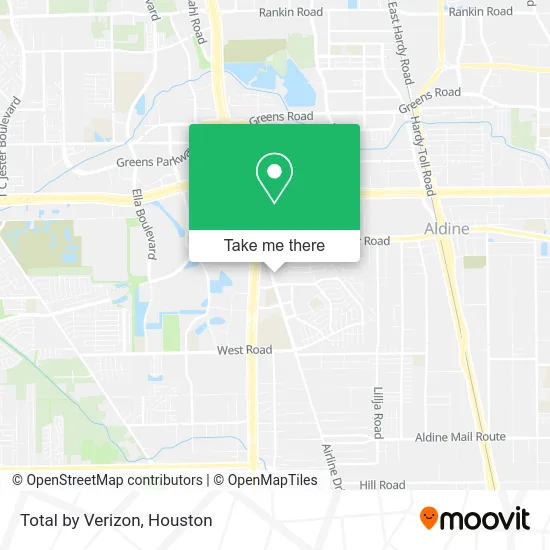 Total by Verizon map