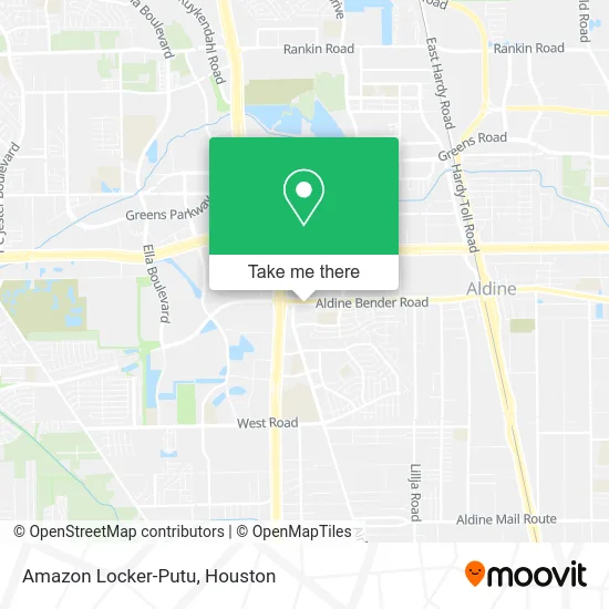 Amazon Locker-Putu map