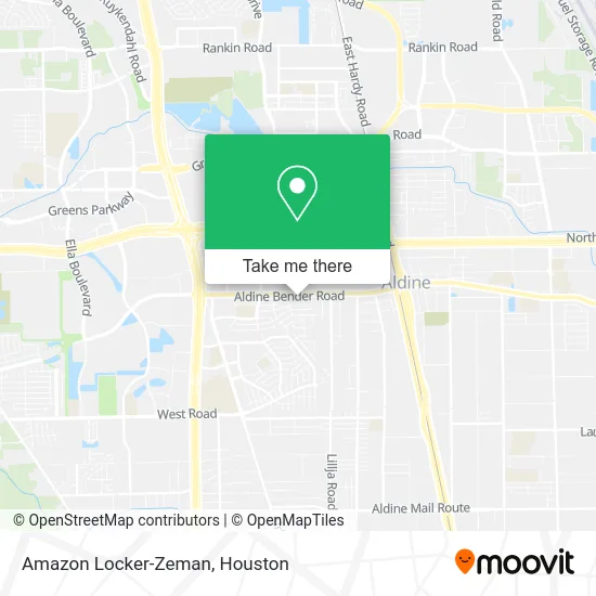 Amazon Locker-Zeman map