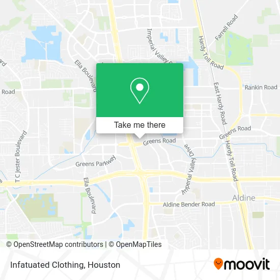 Infatuated Clothing map