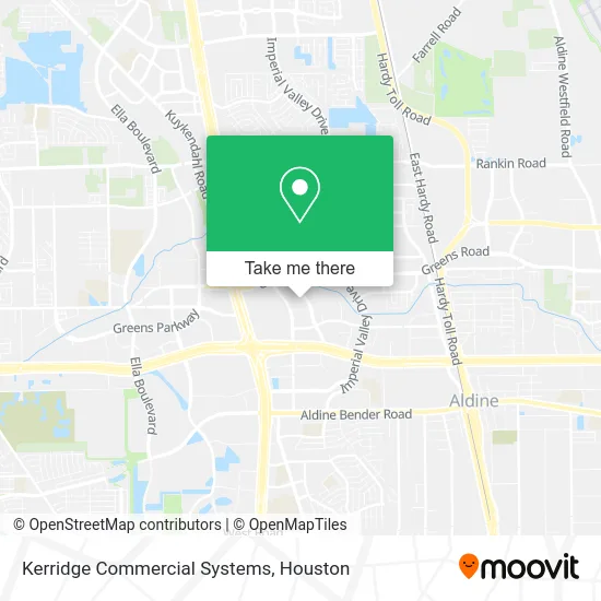 Kerridge Commercial Systems map