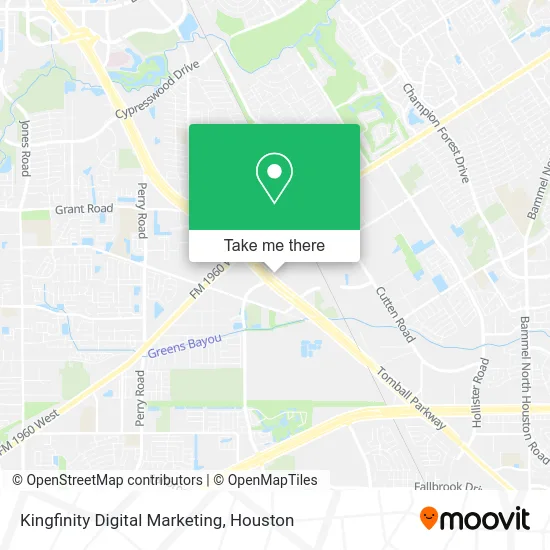 Kingfinity Digital Marketing map