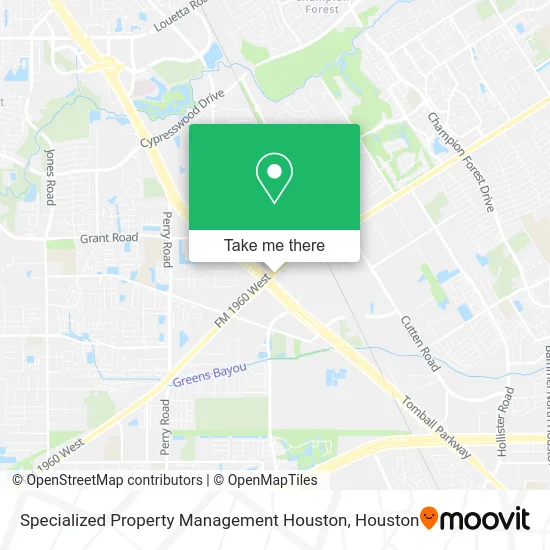 Specialized Property Management Houston map