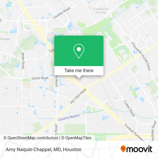 Amy Naquin-Chappel, MD map