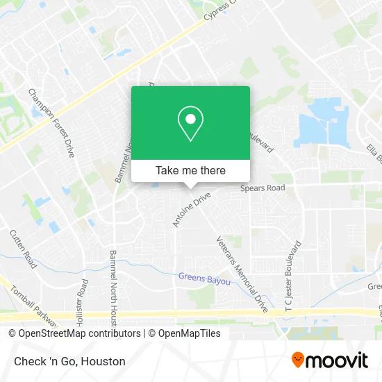 Check 'n Go map