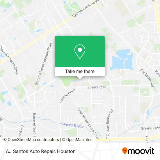 AJ Santos Auto Repair map