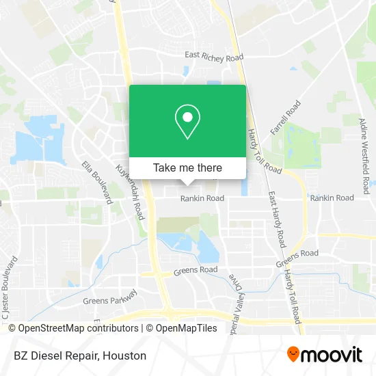 BZ Diesel Repair map