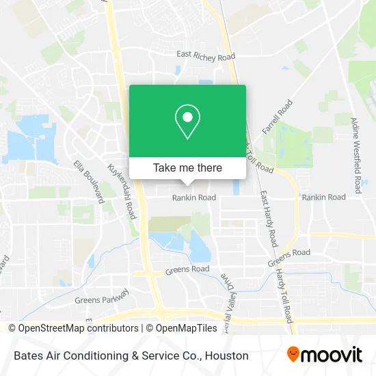 Bates Air Conditioning & Service Co. map