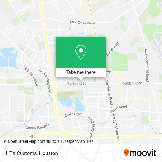 HTX Customs map