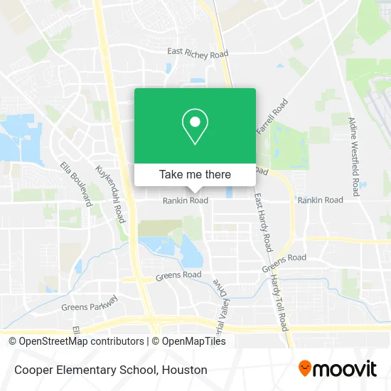 Cooper Elementary School map