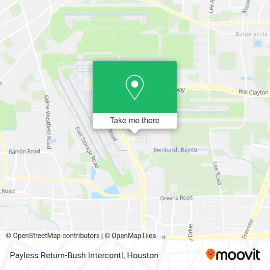 Payless Return-Bush Intercontl map