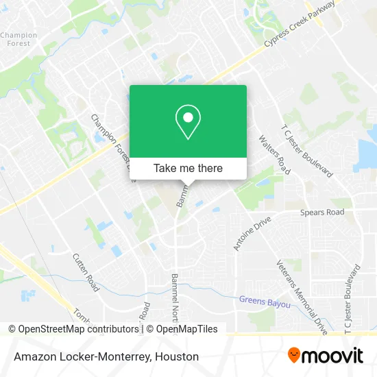 Amazon Locker-Monterrey map