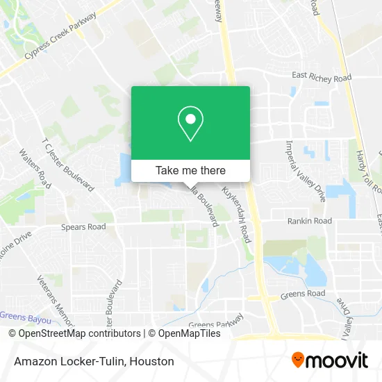 Amazon Locker-Tulin map