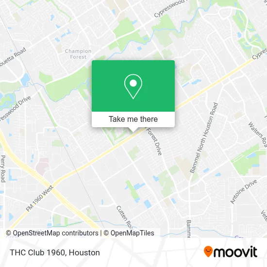 THC Club 1960 map