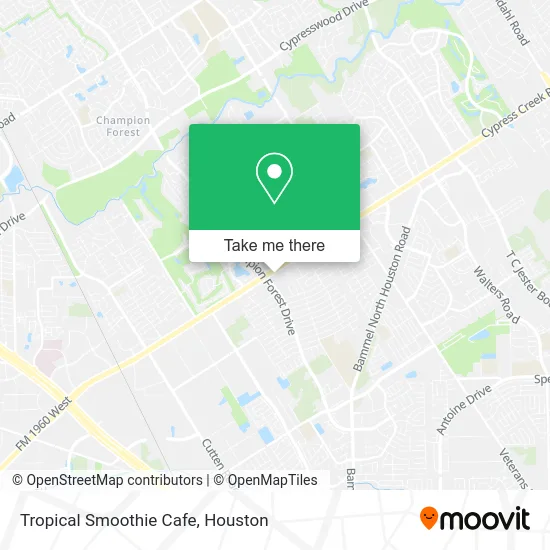 Tropical Smoothie Cafe map