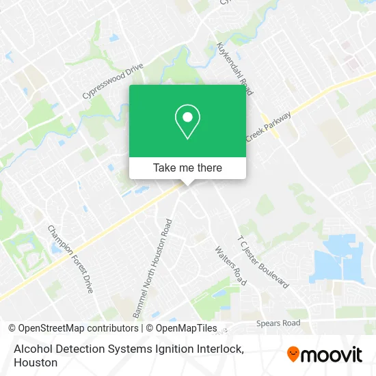 Mapa de Alcohol Detection Systems Ignition Interlock