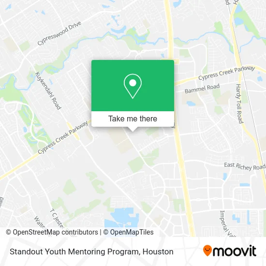 Standout Youth Mentoring Program map