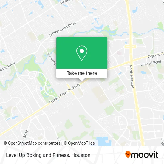 Level Up Boxing and Fitness map