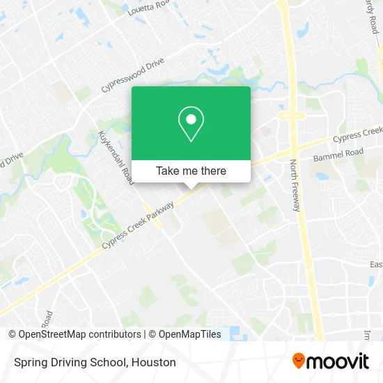 Spring Driving School map