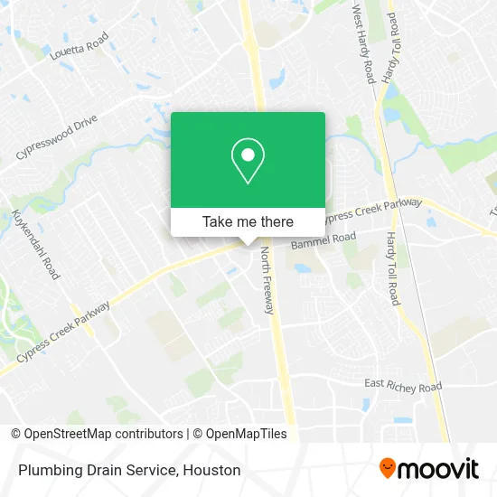 Plumbing Drain Service map