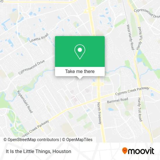 It Is the Little Things map