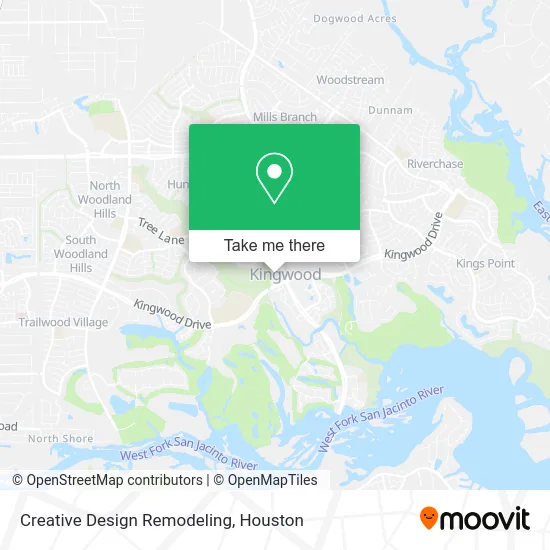 Creative Design Remodeling map