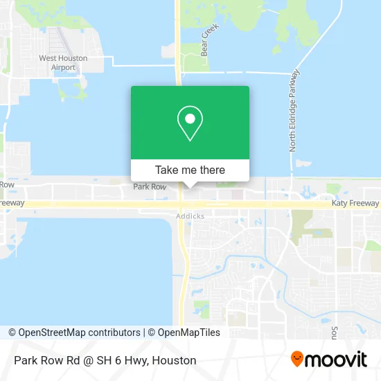 Park Row Rd @ SH 6 Hwy map