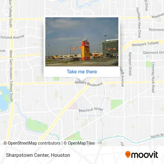 Mapa de Sharpstown Center