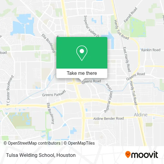 Tulsa Welding School map