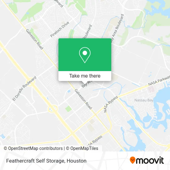 Feathercraft Self Storage map